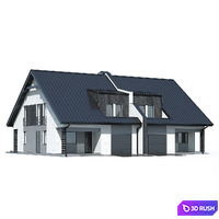 ABS House V270 3D Model Vray