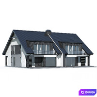 ABS House V270 3D Model Vray