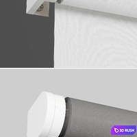 Roller blind Ikea Tuppler 3D Model Vray, Corona