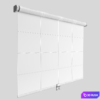 Roller blind Ikea Tuppler 3D Model Vray, Corona