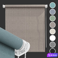 Roller blind in 8 colors 3D Model Vray, Corona