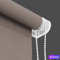 Roller blind in 8 colors 3D Model Vray, Corona