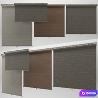 Roller blinds IKEA 3D Model Vray