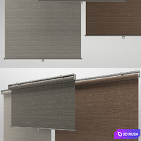 Roller blinds IKEA 3D Model Vray