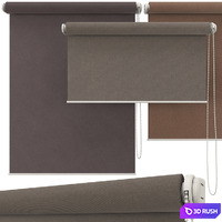 Roller blinds 3D Model Vray