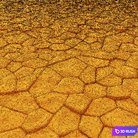 Old rock paving stones 3D Model Vray