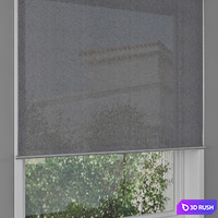 Roller blinds IKEA - TRETUR and window 3D Model Vray, Corona