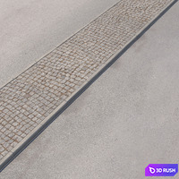 Sidewalk 6 3D Model Vray