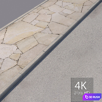 Sidewalk 7 3D Model Vray