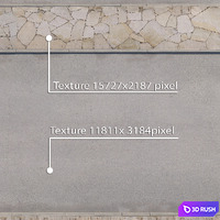 Sidewalk 7 3D Model Vray