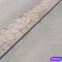Sidewalk 7 3D Model Vray