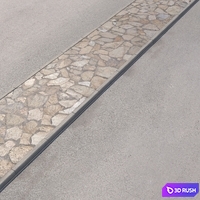 Sidewalk 9 3D Model Vray