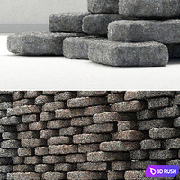 Rock stone collection decorative / A collection of rock for decoration 3D Model Vray