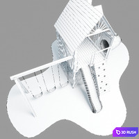 Children's playground 3D Model Corona