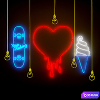 Neon 3D Model Corona