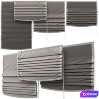 Roman Blind 8 3D Model Vray