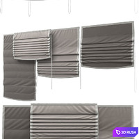 Roman Blind 8 3D Model Vray