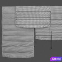 Roman Blind 8 3D Model Vray
