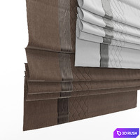 Roman Blind 60 3D Model Vray