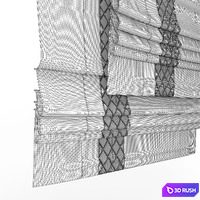 Roman Blind 60 3D Model Vray