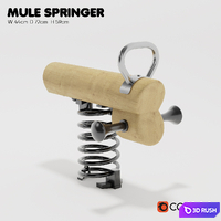 KOMPAN. Spring swing "Single spring" 3D Model Corona