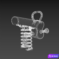 KOMPAN. Spring swing "Single spring" 3D Model Corona