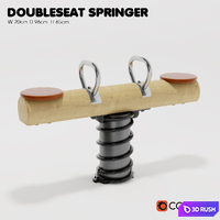 KOMPAN. Spring swing "double spring" 3D Model Corona