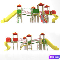 Children's game complex 13 3D Model Vray