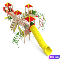 Children's game complex 13 3D Model Vray