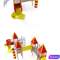 Children's game complex 22 3D Model Vray