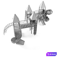Children's game complex 22 3D Model Vray