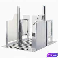 Security Gates / Turnstile 3D Model Vray, Corona