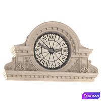 Front street clock 3D Model Vray, Corona