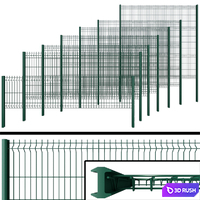 Wicket fence 3D Model Vray, Corona