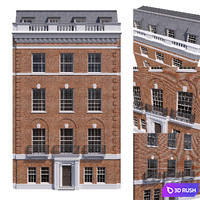 Manhattan building 3D Model Vray