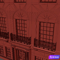 Manhattan building 3D Model Vray
