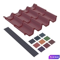 Metal tile ARMORIUM Ruukki 3D Model Corona