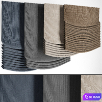 Roman blinds 21 3D Model Vray