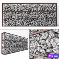 Gabion stone big / Gabion stone big 3D Model Vray