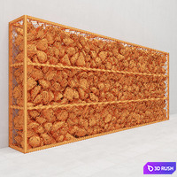 Gabion stone big / Gabion stone big 3D Model Vray