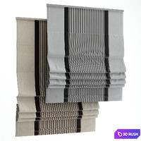 Roman curtain 64 3D Model Vray