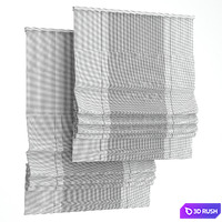 Roman curtain 64 3D Model Vray