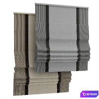 Roman curtain 66 3D Model Vray