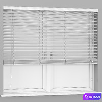 Blinds Wooden 3D Model Vray, Corona