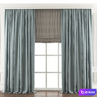 Curtain 468 3D Model Vray