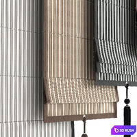 Roman curtain 70 part 1 3D Model Vray