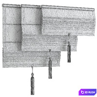 Roman curtain 70 part 2 3D Model Vray