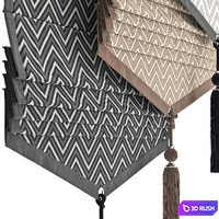 Roman curtain 71 part 2 3D Model Vray