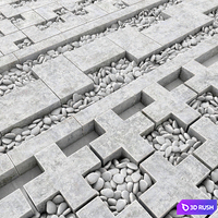 Concrete border construction