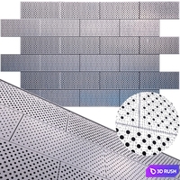 Perforated metal panel N25